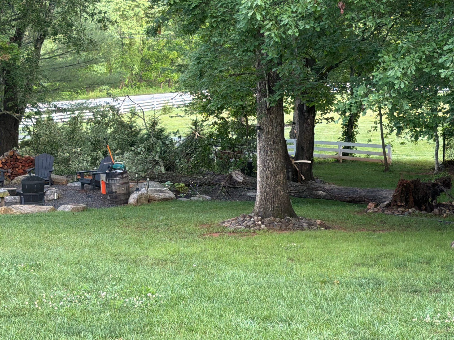 The Dudes Drinking Bourbon crew around the fire pit (photo 16)