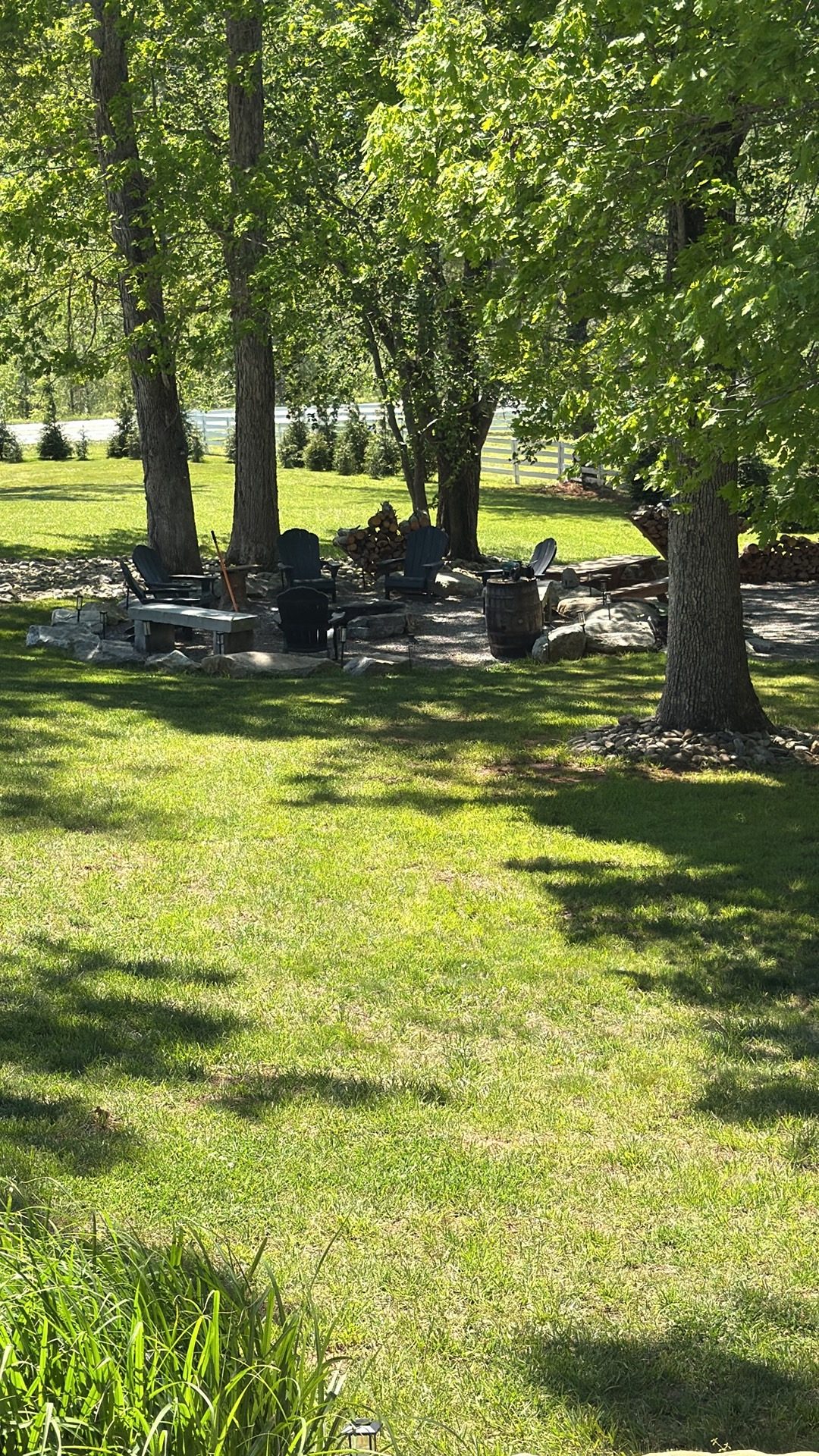 The Dudes Drinking Bourbon crew around the fire pit (photo 23)