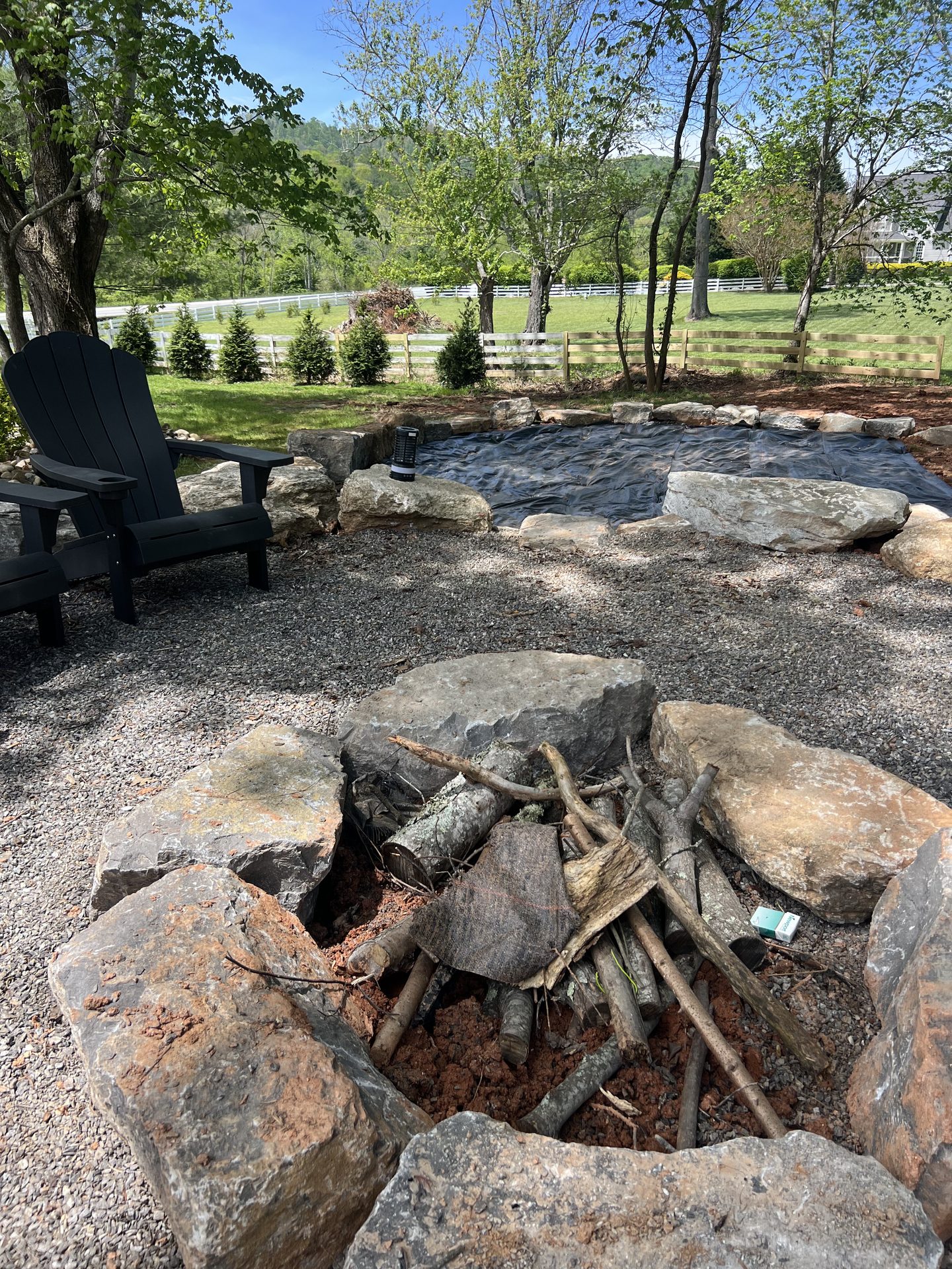 The Dudes Drinking Bourbon crew around the fire pit (photo 3)