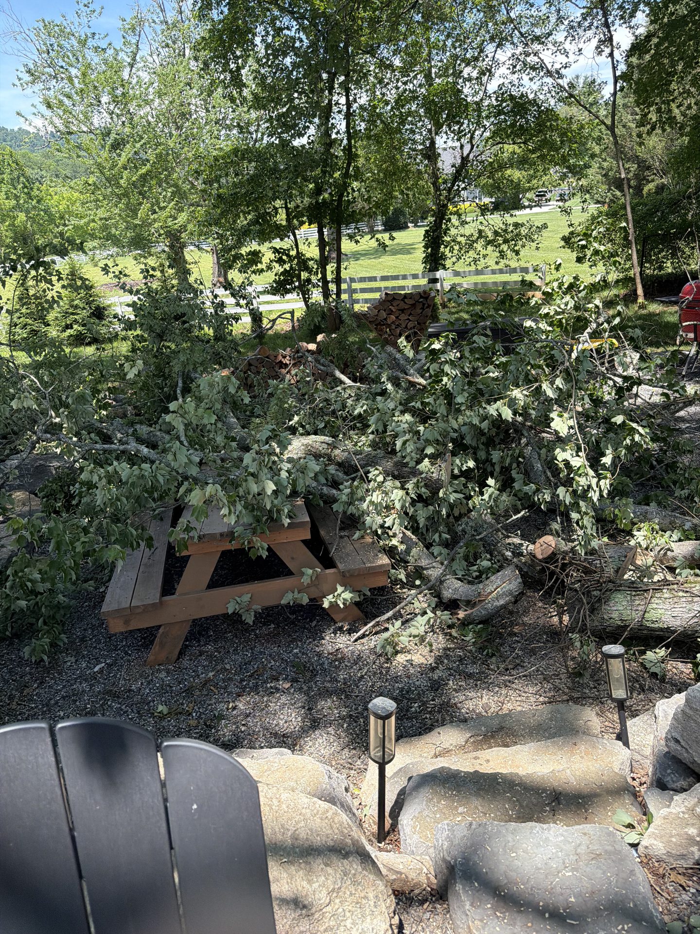 The Dudes Drinking Bourbon crew around the fire pit (photo 38)