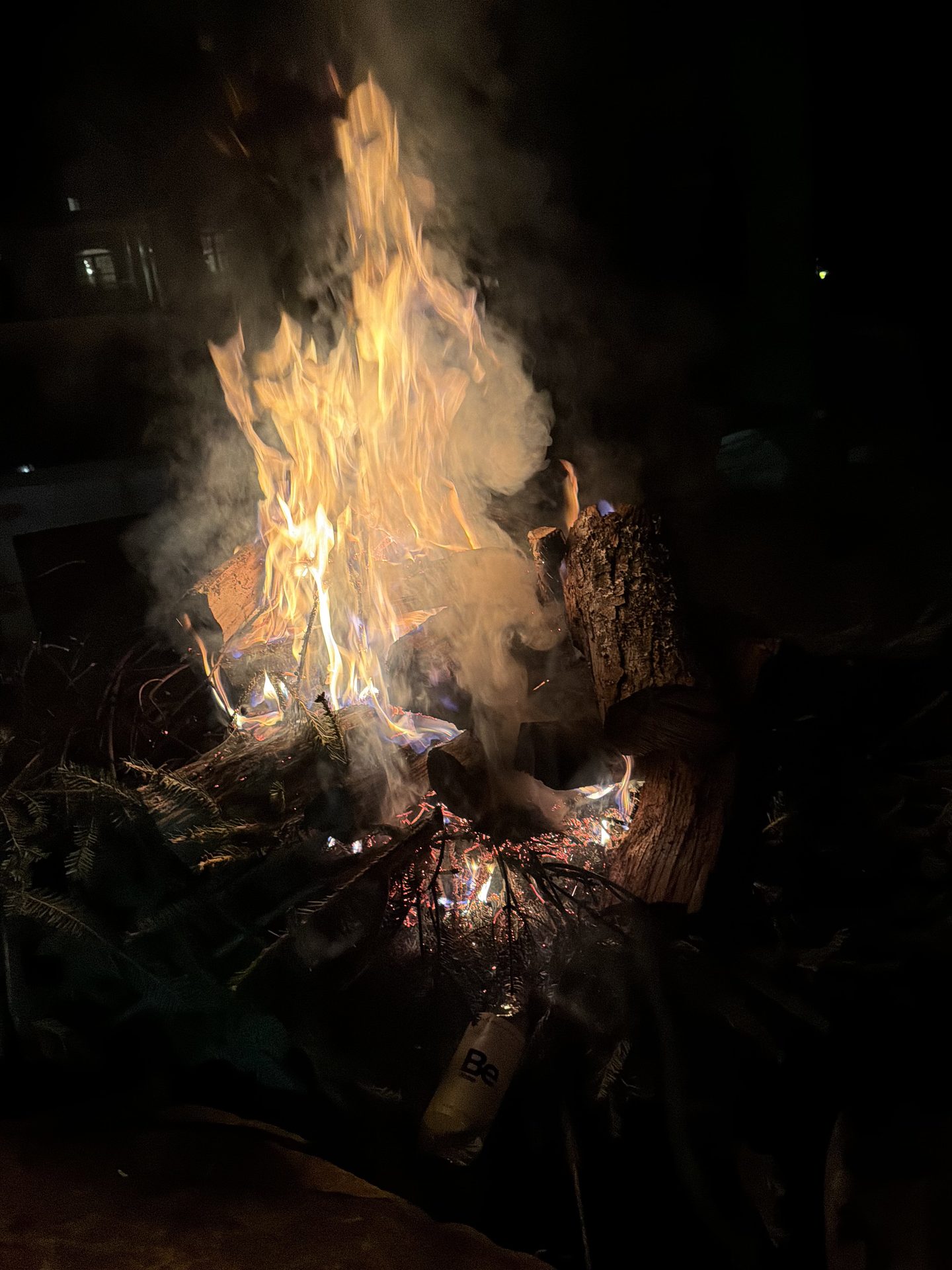 The Dudes Drinking Bourbon crew around the fire pit (photo 5)